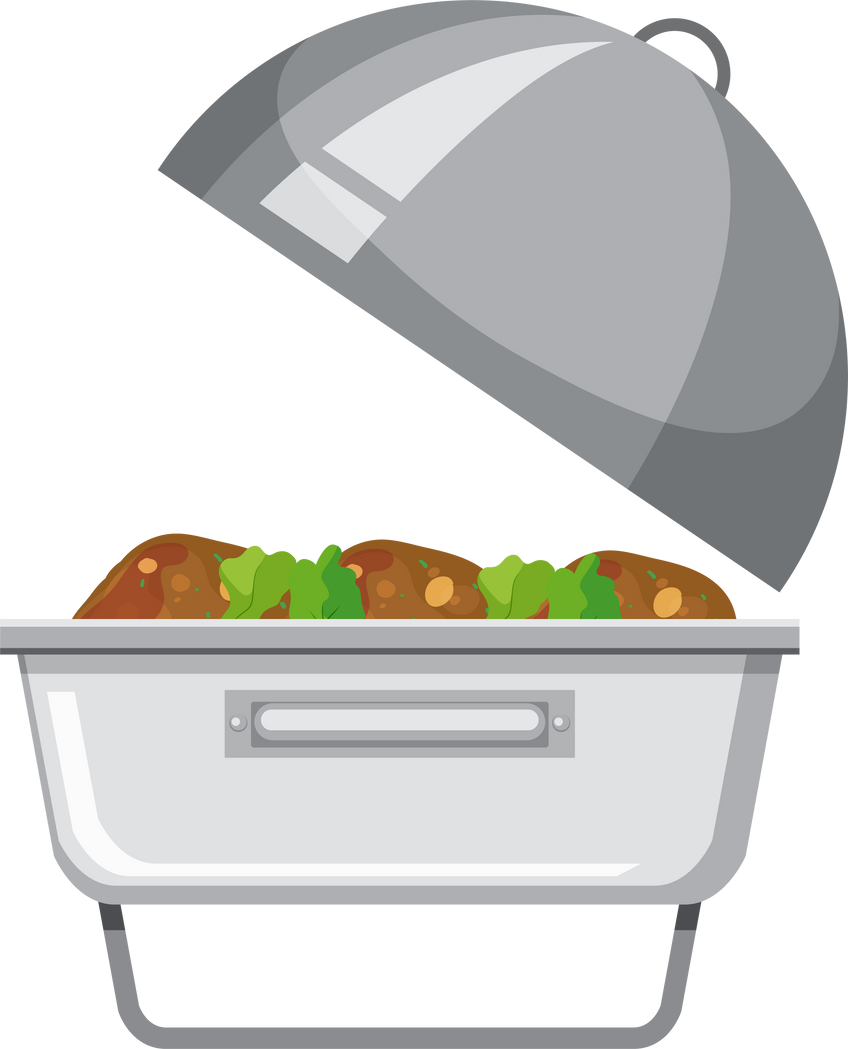 Buffet Catering Food Concept
